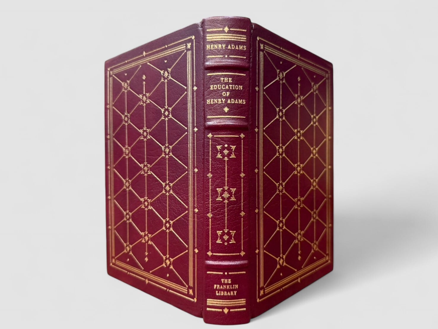 【SL778】【THE FRANKLIN LIBRARY】【LIMITED EDITION】The Education of Henry Adams, Illustrated with Portraits of the Author's Family, of His Friends, and of Leading Figures of the Day (1981) /Henry Adams