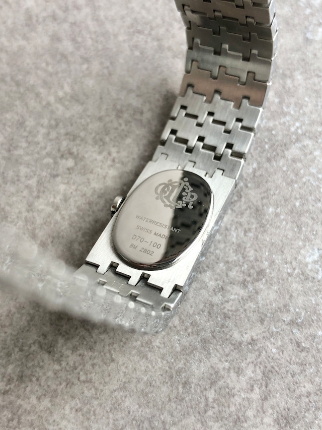 Christian Dior クリスチャン ディオール 腕時計 D70-100 シルバー ステンレススチール クウォーツ vintage ヴィンテージ オールド f7cub2