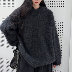 Pure cashmere brushed cashmere pullover knit sweater(SN148)