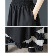 ティアード アシンメトリー スカート 00164