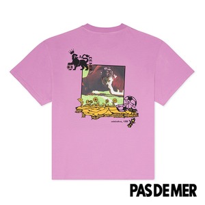 【PAS DE MER/パドゥメ】ROBBIE FLOWER TEE Tシャツ / LILAC  / SS24-12133