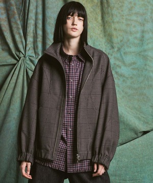 【26AW | MEN】MAISON SPECIAL メゾンスペシャル / プライムオーバーカーブ切り替えスタンドブルゾン  / 11262211502