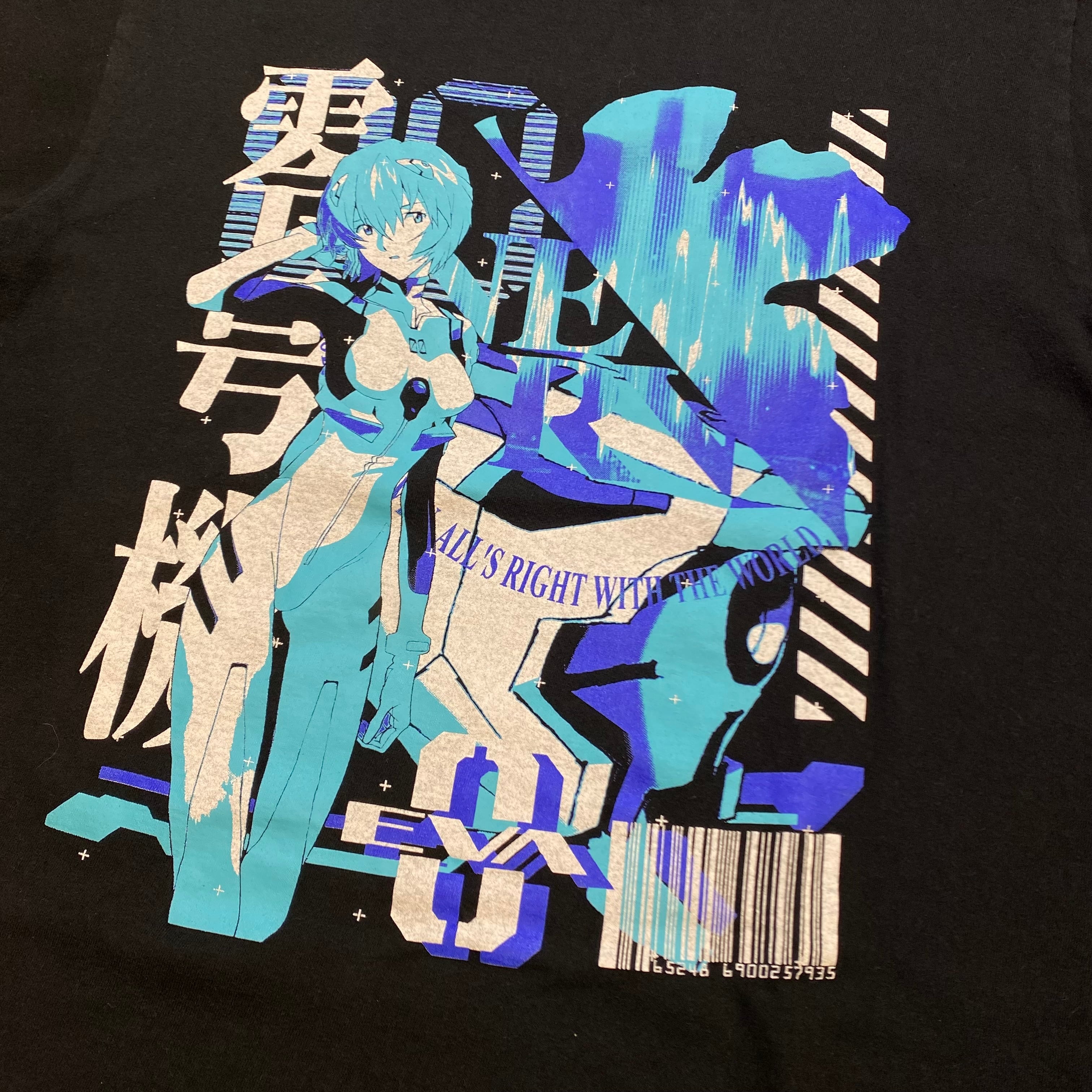 EVA エヴァ 綾波レイ 零号機 Tシャツ 黒 L エヴァンゲリオン EVA エヴァ 綾波レイ 零号機 Tシャツ 黒 L エヴァンゲリオン