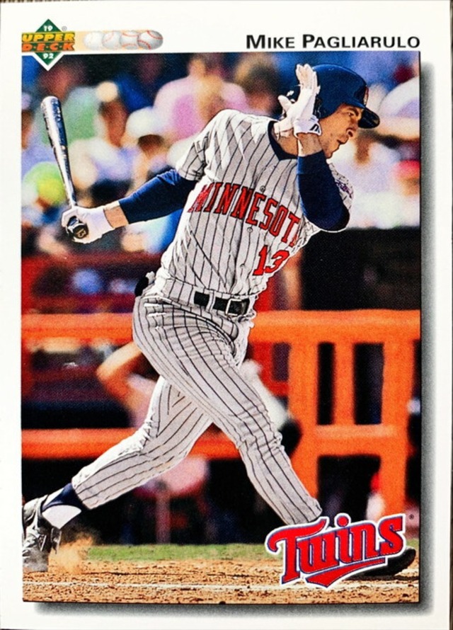 MLBカード 92UPPERDECK Mike Pagliarulo #509 TWINS