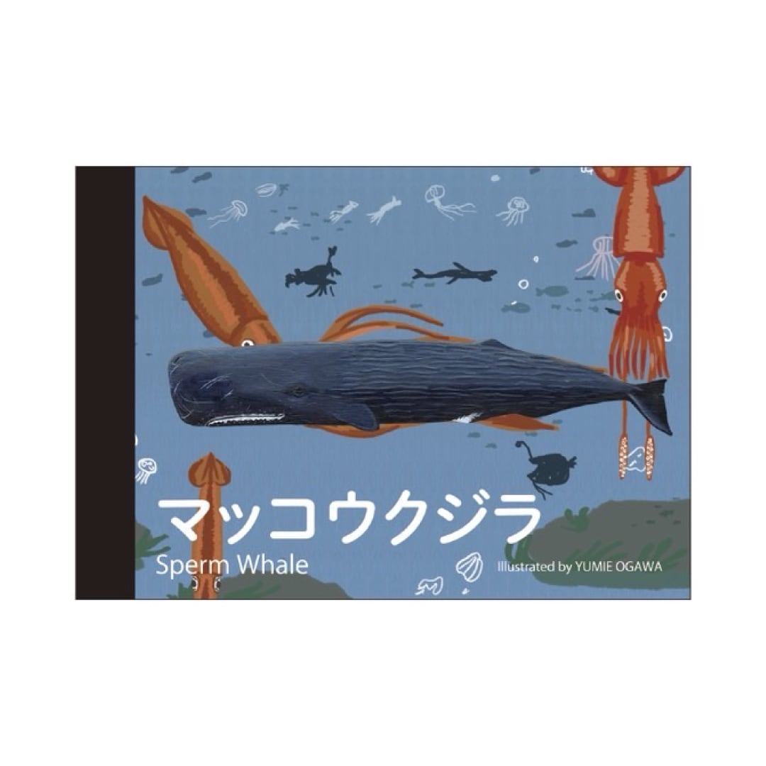 パラパラメモTube(R) 「マッコウクジラ」 | YUMIE OGAWA ONLINESHOP