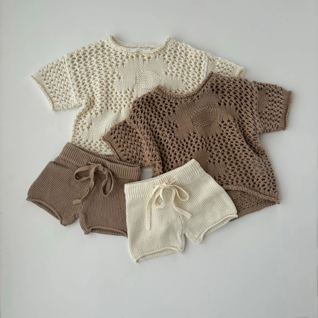 【BELLE & SUN】Crochet Shorts | Natural
