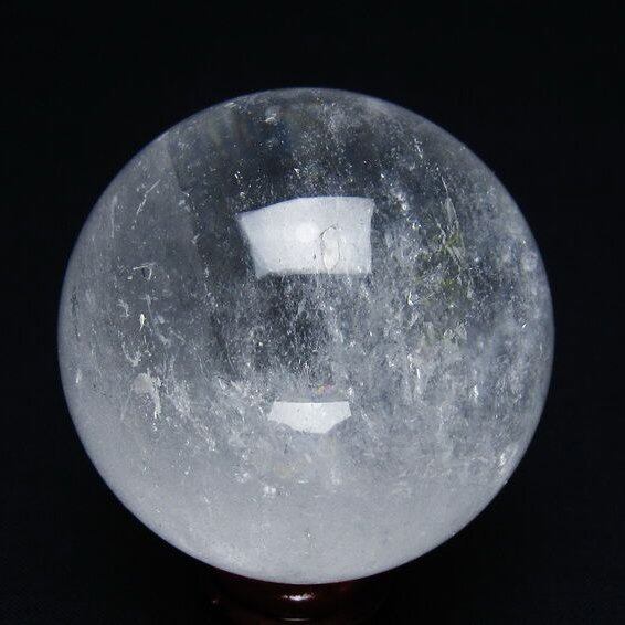 水晶 丸玉 55mm スフィア 置物 水晶玉 一点物 151-8884