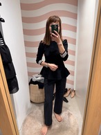 BORDERS at BALCOMY RAYON PEPLUM KNIT3色展開 ボーダーズアットバルコニー　レーヨンペプラムニット