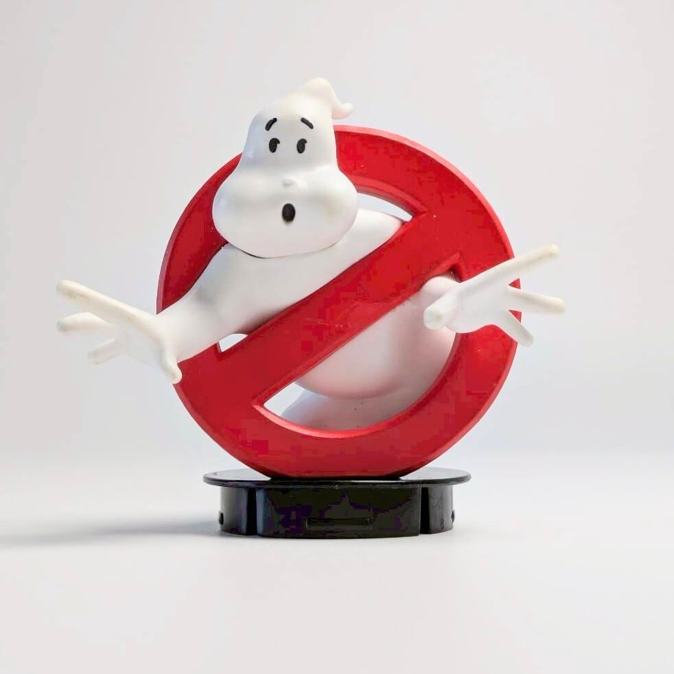 【 Ghostbusters ( ゴーストバスターズ ) 】【B】 ムーグリー(Mooglie)ロゴフィギュア〚アメリカン雑貨 アメトイ〛