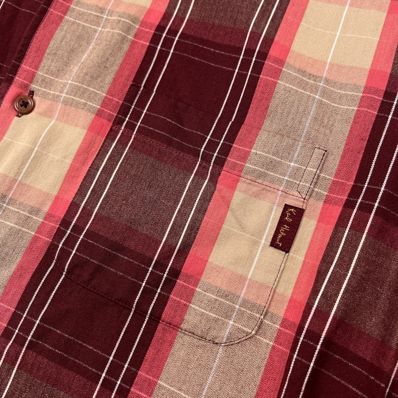 Karl Helmut カールヘルム チェック柄 長袖シャツ ワークシャツ サイズ M /メンズ/ピンクハウス