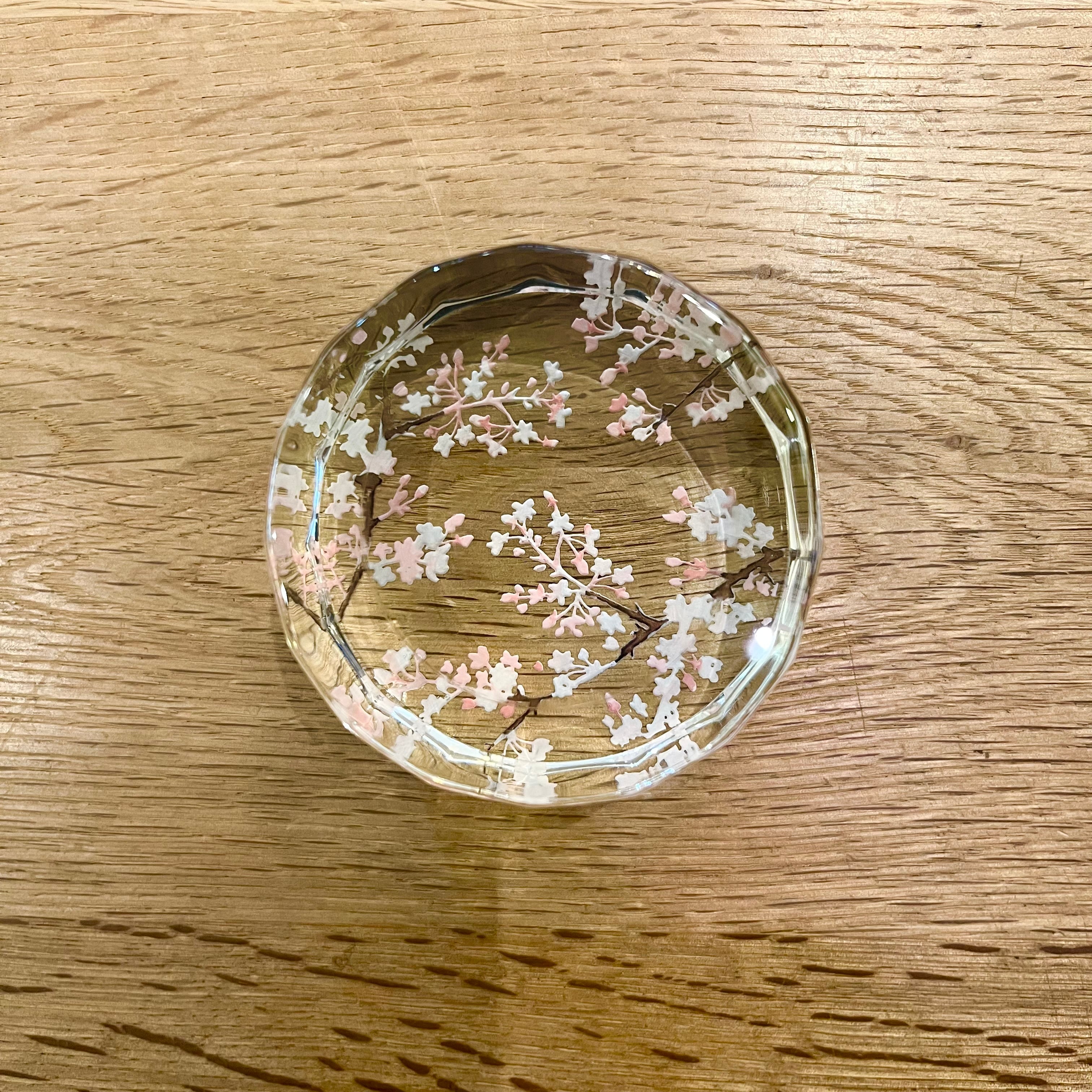 金津沙矢香 グラス 百花景 桜 ＋ クリスマスオーナメント