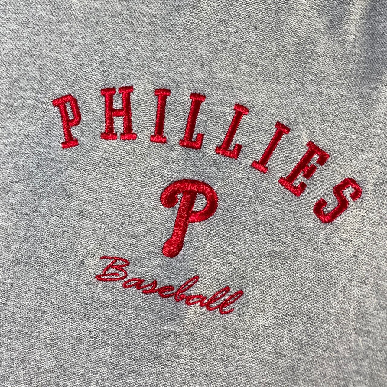 90年代 MLB フィラデルフィア・フィリーズ ロゴ刺繍 Tシャツ メンズ2XL
