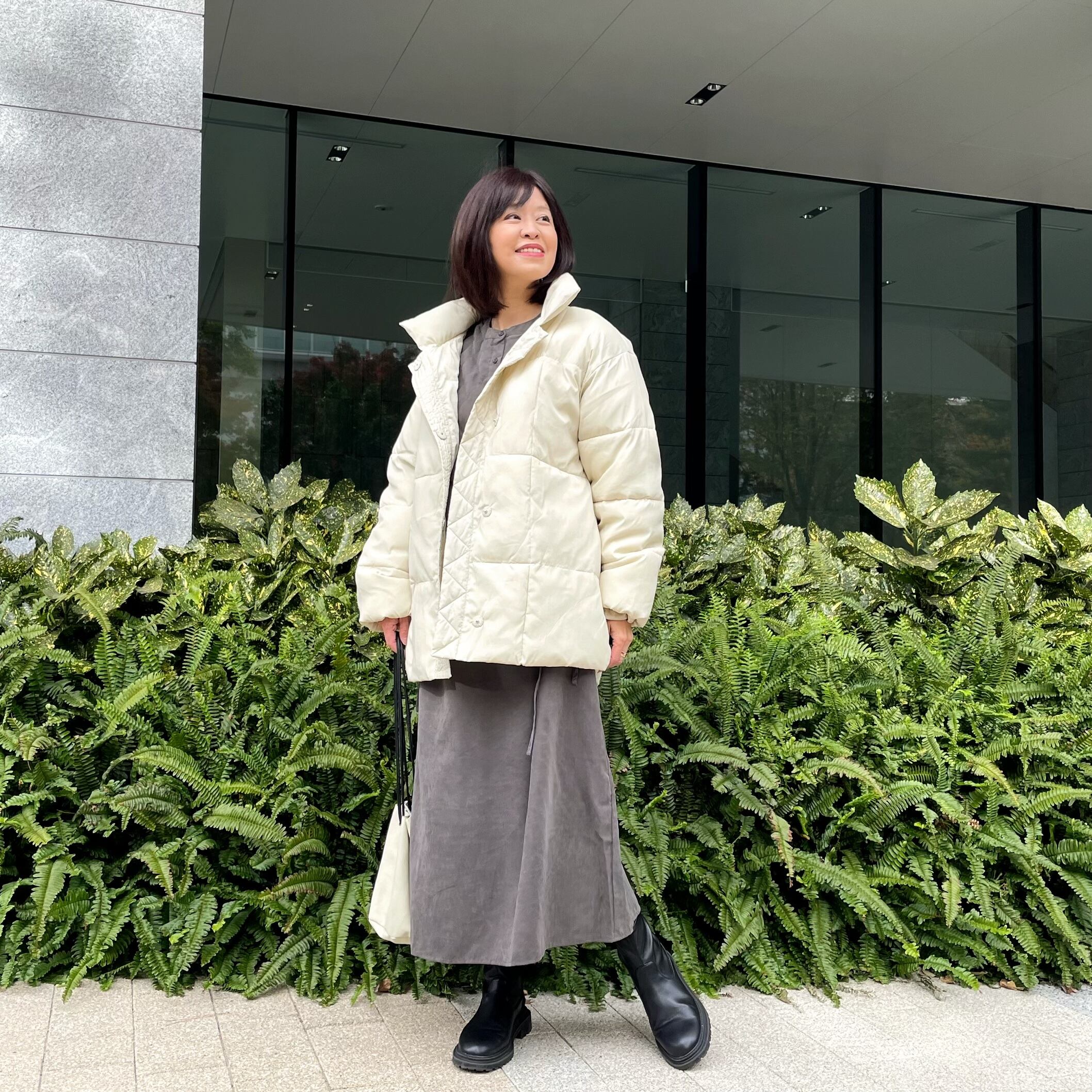 ベスト風キルティング ワンピース | precious for us