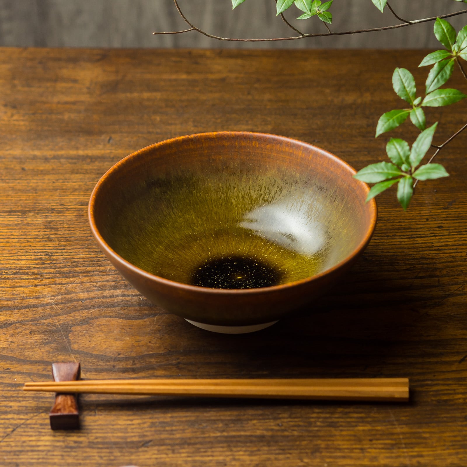 6寸鉢 窯変蕎麦釉（麺鉢・浅どんぶり・煮物鉢） ／北側雄一 | 手作りの