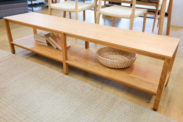 テレビ台 テレビボード 幅160cm ローボード 収納 棚板 オープン 大きい 50インチ 50型 木製 天然木 オーク おしゃれ 北欧 ナチュラル ブラウン