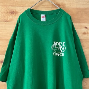 【SOFFE】90s USA製 サッカー ワンポイント Tシャツ アメリカ古着