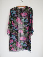 Old AMERICA 100%silk cardigan