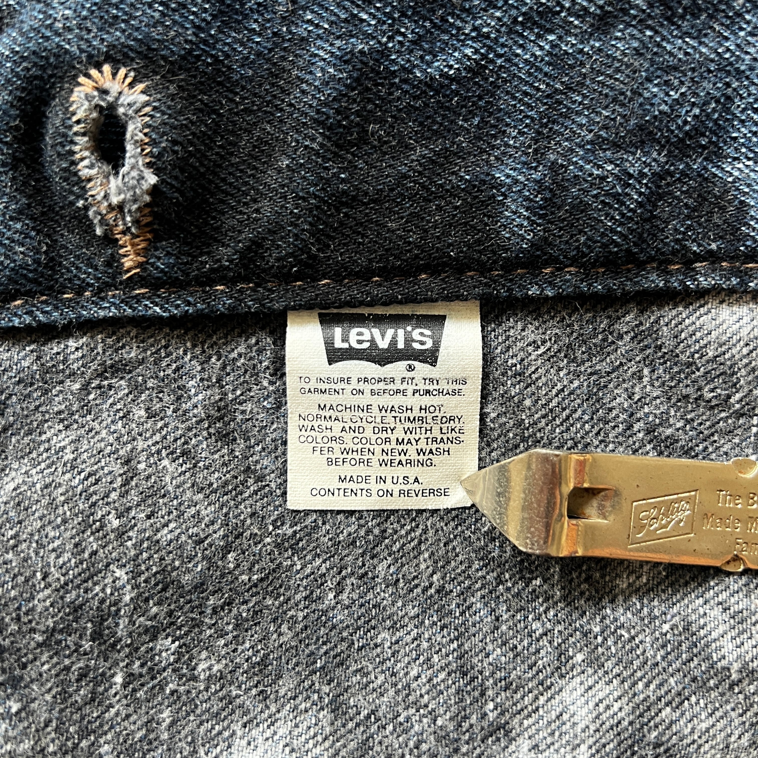 90's Levi's 70598-4865 Denim Jacket “OVER DYE” | DESERTSNOW