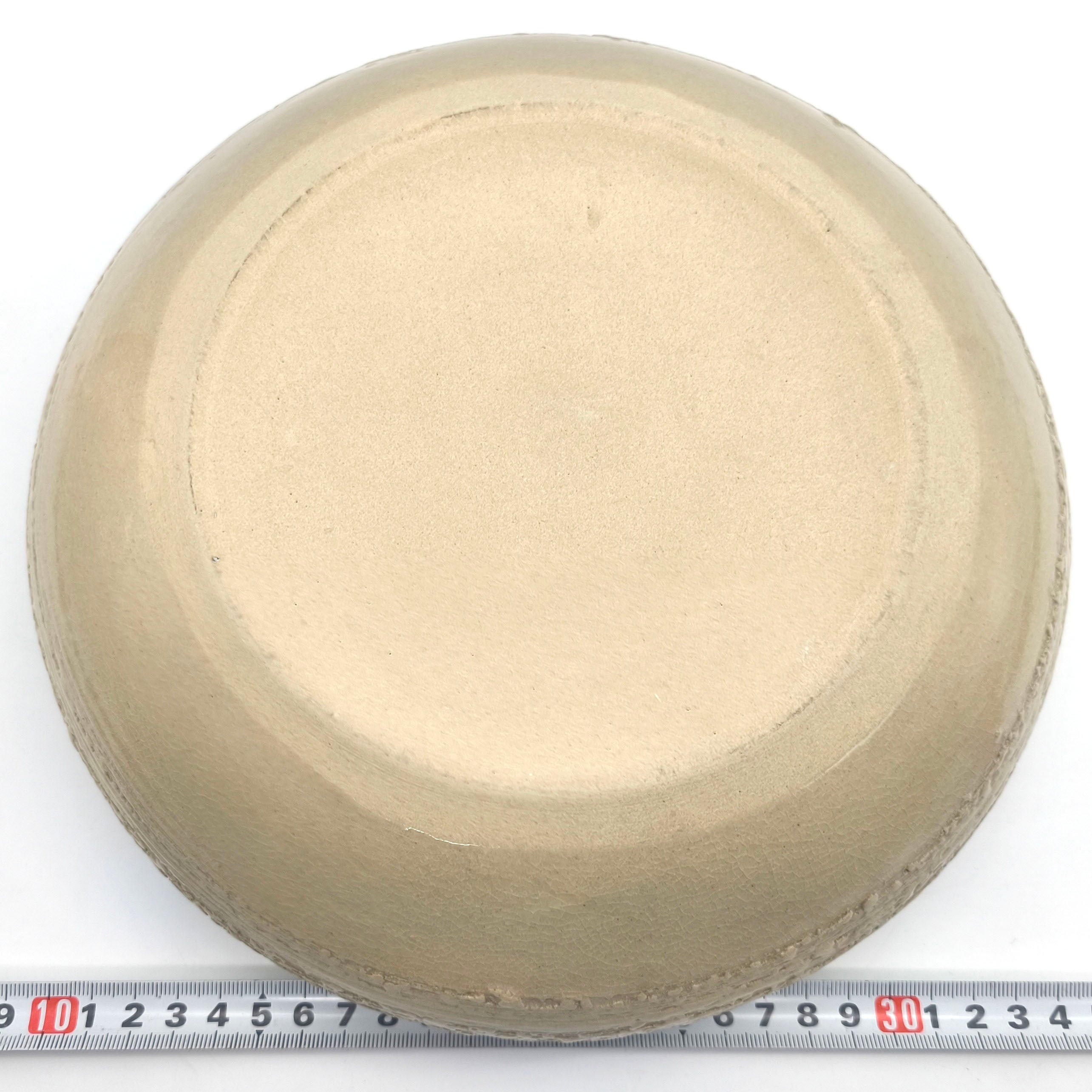 津軽焼・灰皿・水盤・花器・直径24.5㎝・No.260510-36・梱包サイズ80