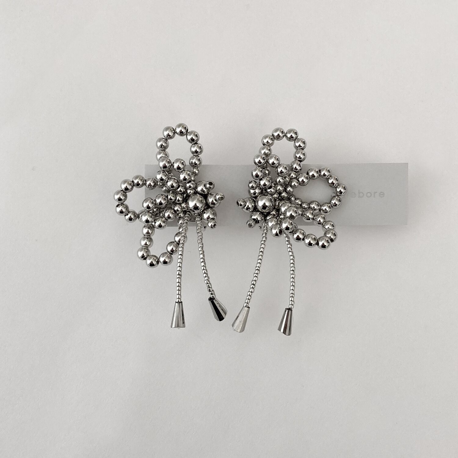 butterfly silver (pierce / earring)