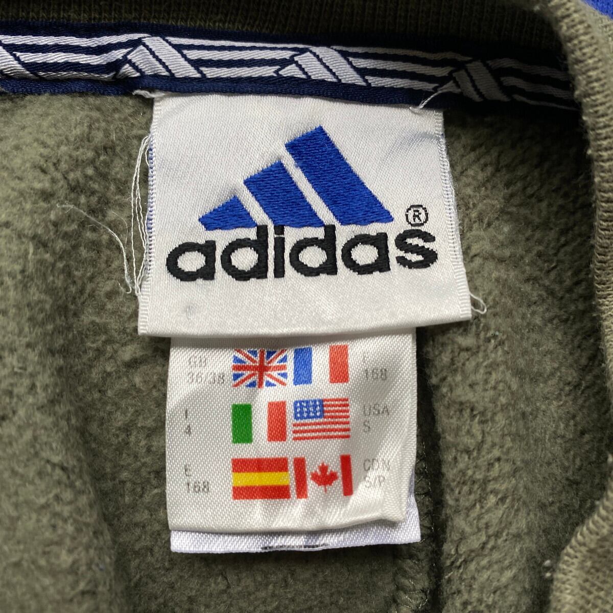 00年代 adidas アディダス パフォーマンスロゴ ワンポイントロゴ 刺繍
