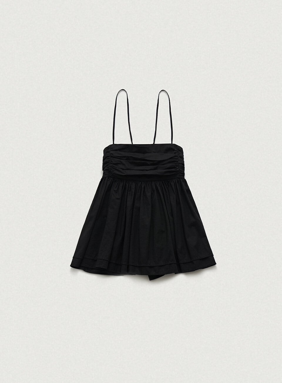 トップス The Barnnet Crepe Peplum Sleeveless Top The Barnnet Crepe Peplum Sleeveless Top