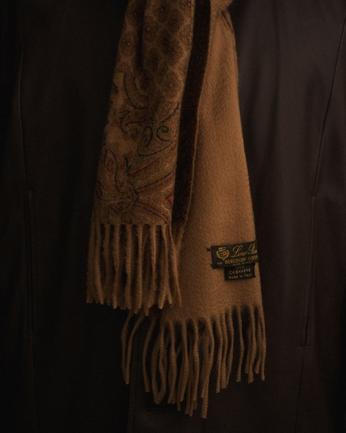 90's Loro Piana for Bergdorf Goodman Cashmere Paisley Scarf