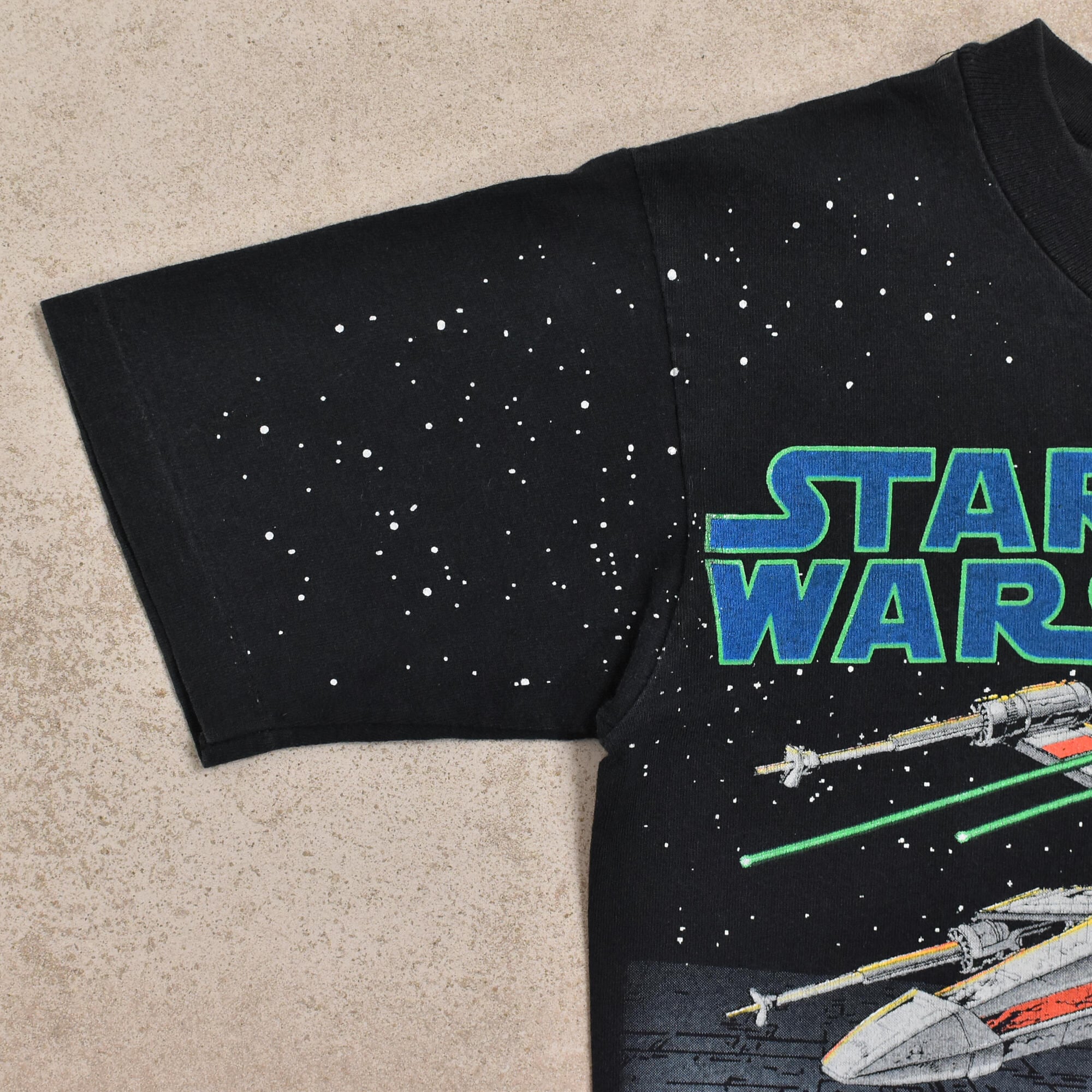 90s~ STAR WARS TX-65 print T-shirt | 古着屋 grin days 90s~ STAR WARS TX-65 print T-shirt | 古着屋 grin days
