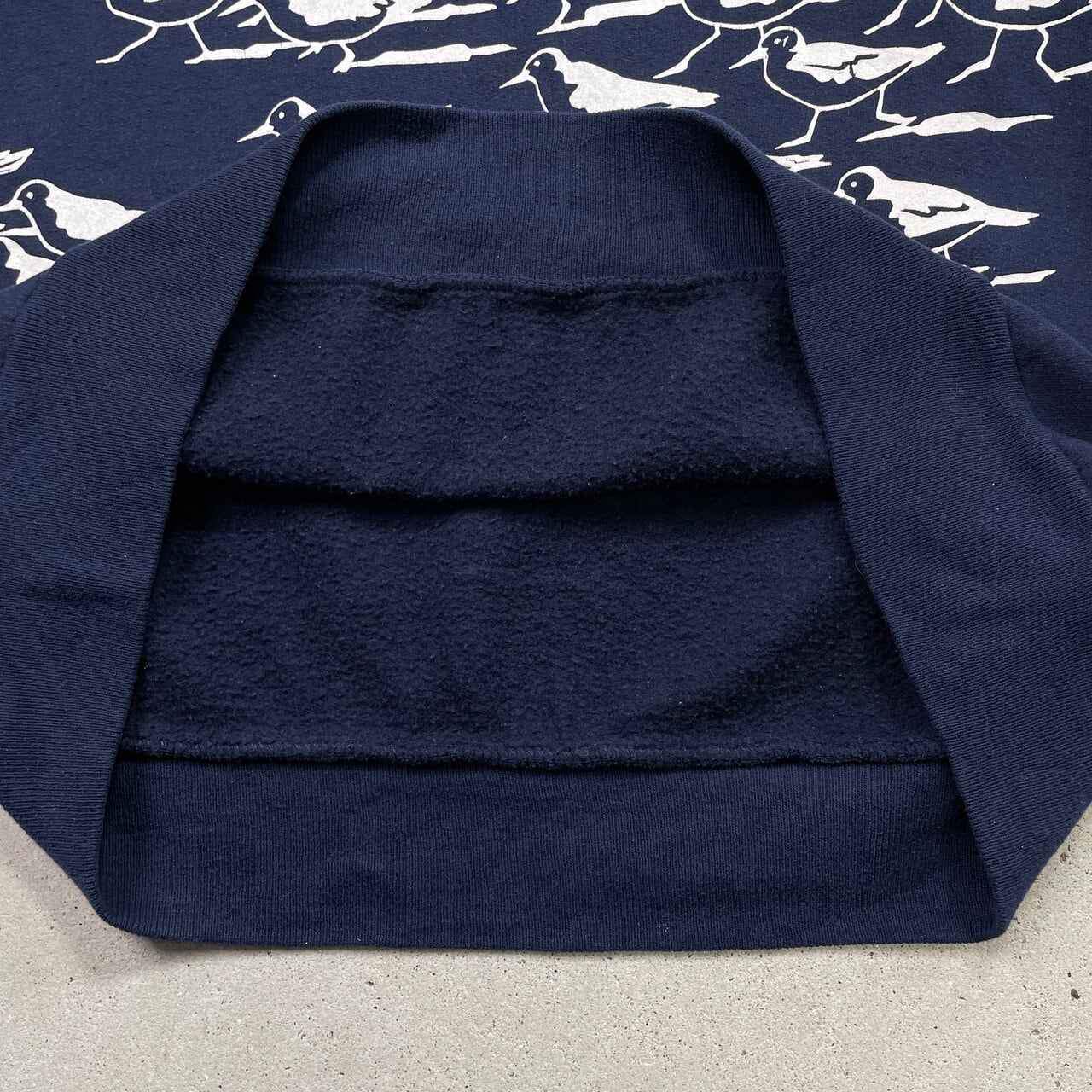 90年代 MICHIGAN RAG CO. ミシガンラグ 総柄プリント スウェットシャツ