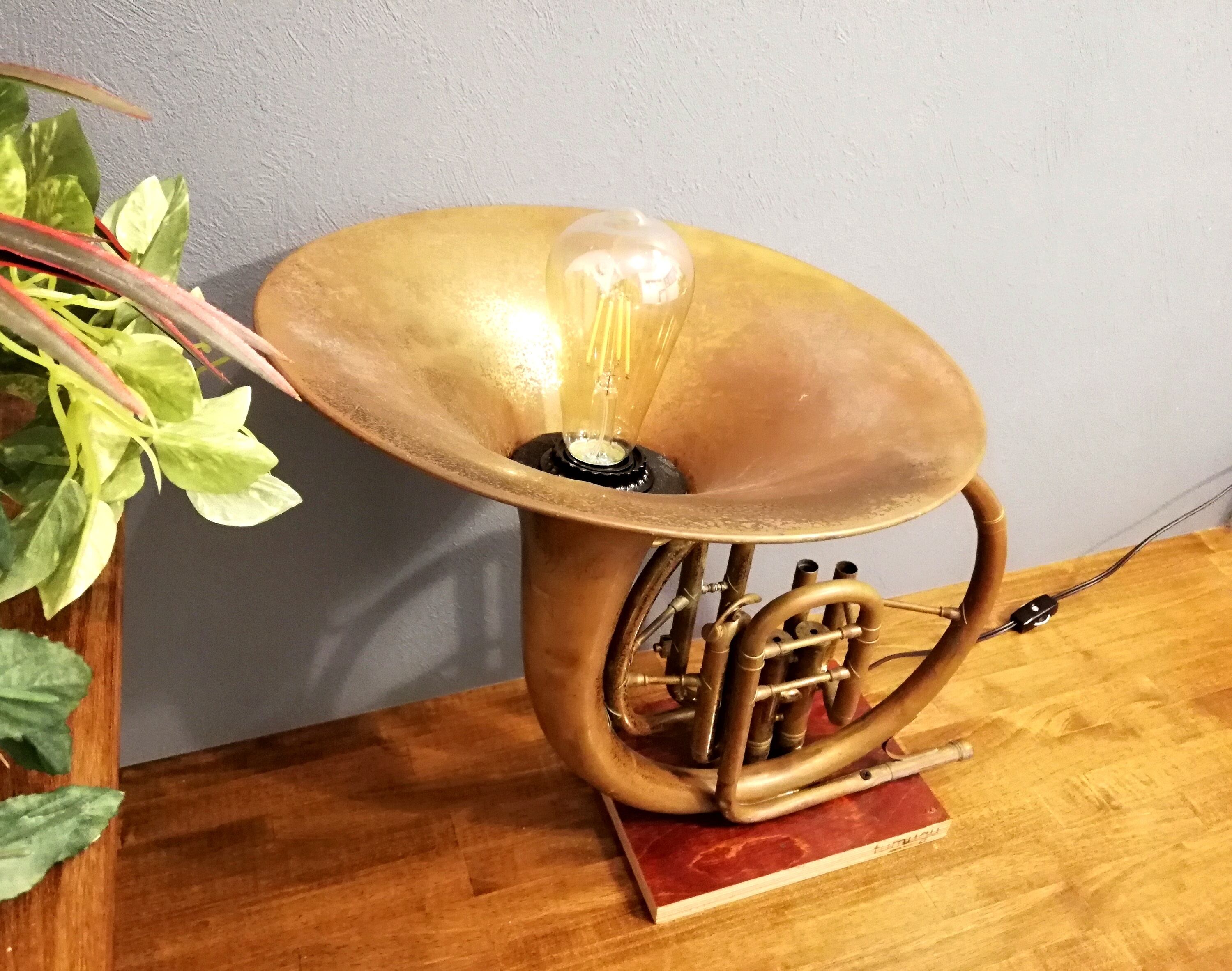 Stand light 「Mellophone」 upcycle interior アップサイクル家具のセレクトショップ