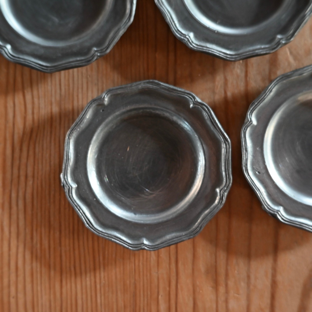 Pewter Plate / ピューター プレート〈 エタン・トレイ・店舗什器・食器・アンティーク・ヴィンテージ 〉113131