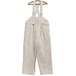 ALVISTA Belgian linen short bib work trousers
