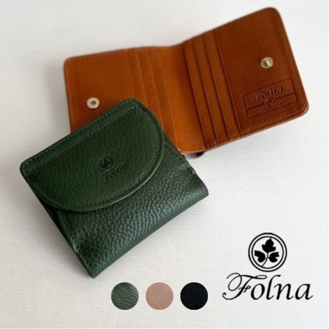 Folna(フォルナ) ヌメオイルシュリンク 二つ折り財布 2993801