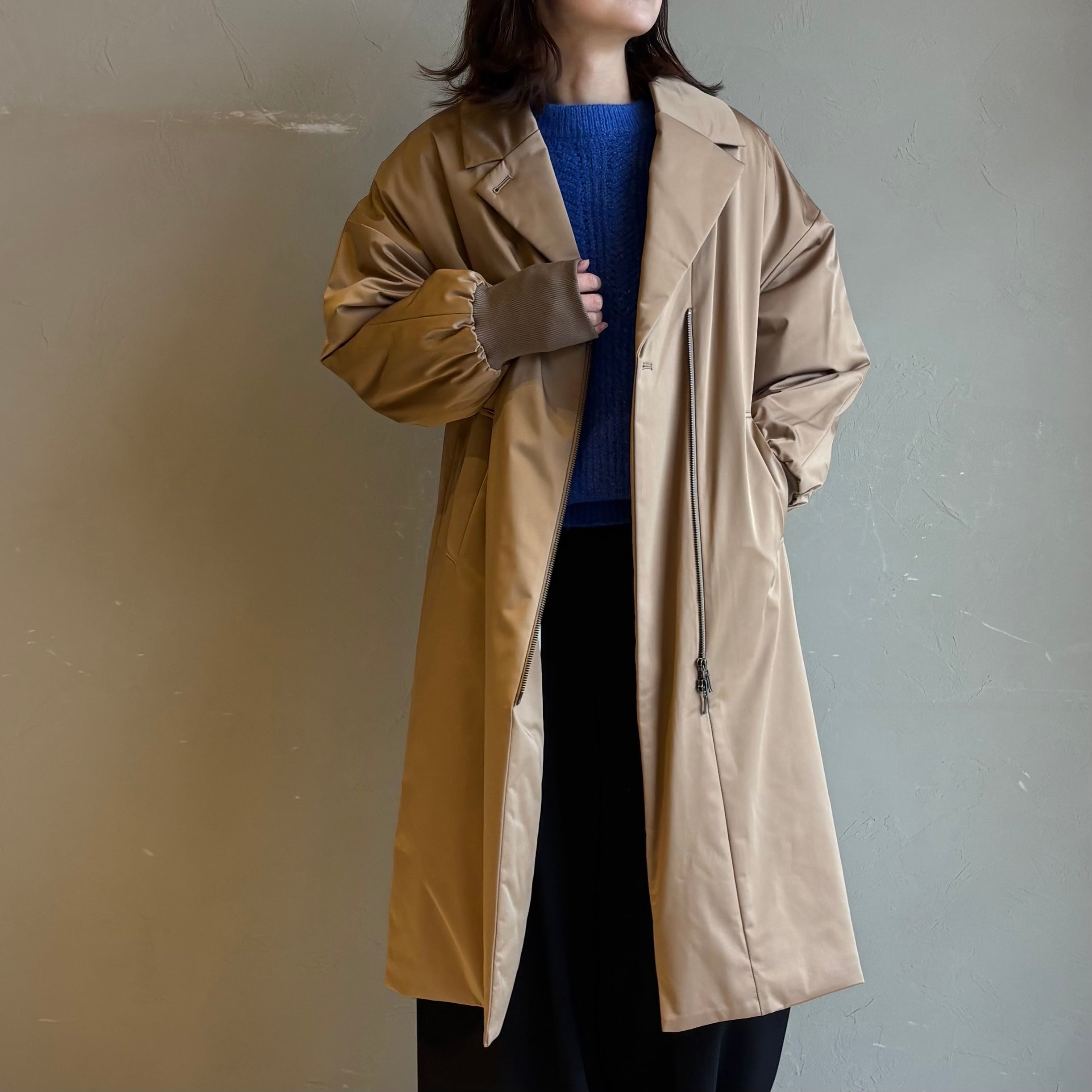 ベージュのみ11/23(日)まで再販 》【 CLOCHE 】中綿コーチジャケット