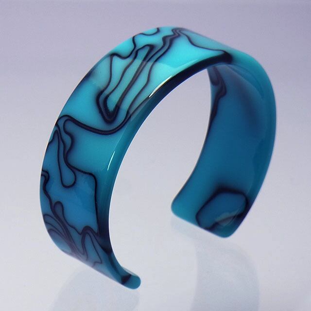 アクリルバングル ターコイズ | Sarudoshi Works