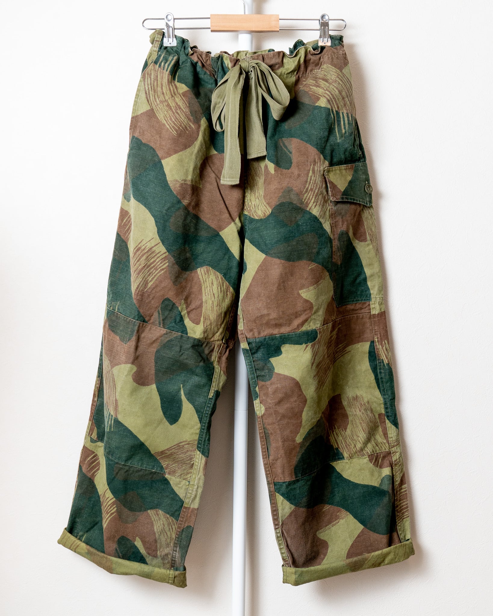 USED】Belgian Army 50's Brushstroke Camouflage Trousers 実物