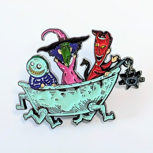 送料無料！ ★ピンズ PINS★ピンバッジ 【 ナイトメアービフォアクリスマス  】『 Lock, Shock, and Barrel ロック ショック バレル 』 〚アメリカン雑貨 アメトイ〛