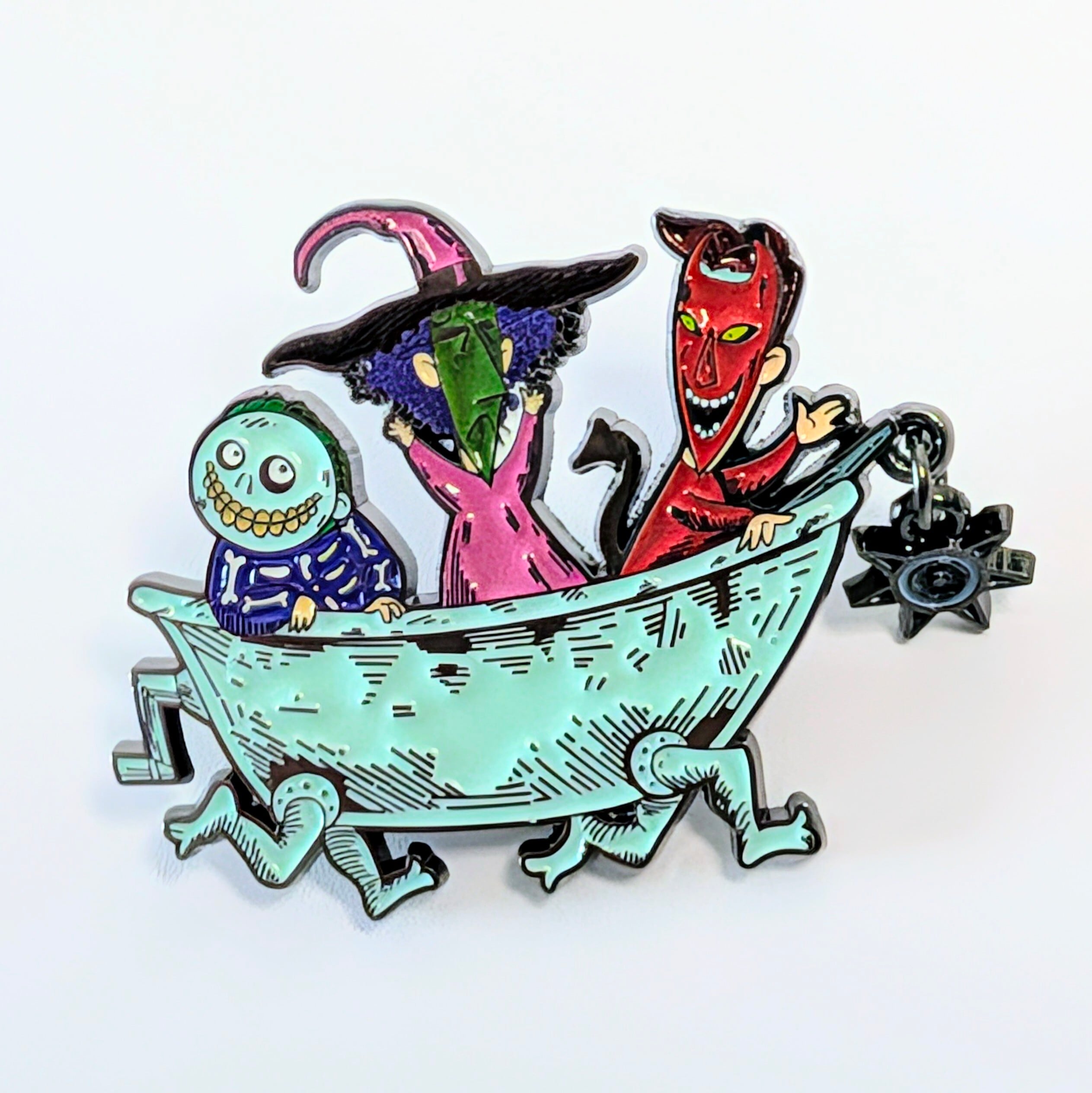 送料無料！ ★ピンズ PINS★ピンバッジ 【 ナイトメアービフォアクリスマス  】『 Lock, Shock, and Barrel ロック ショック バレル 』 〚アメリカン雑貨 アメトイ〛