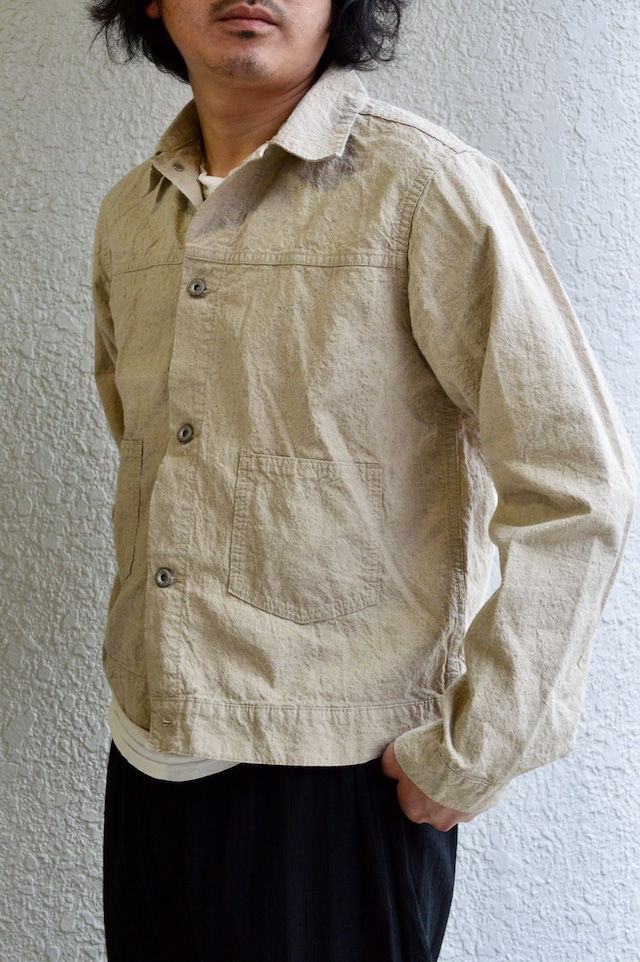 SEUVAS COTTON+LINEN Light Tracker Jacket ソウバス コットンリネン ライトオンス トラッカージャケット