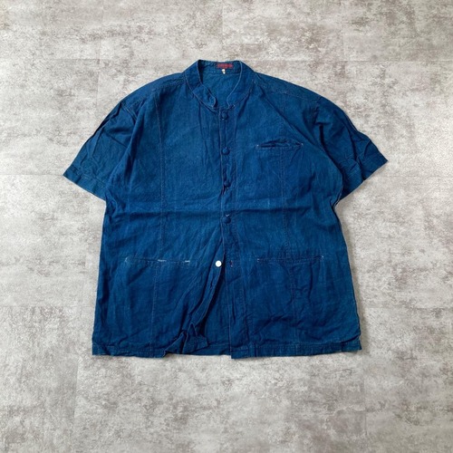 90s ソムブーン モーホーム indigo タイワークシャツ