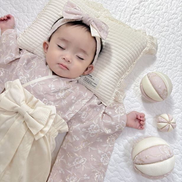 あやや様　ピンク×アイボリー　ベビー袴②点 ベビー袴 かすみ草ピンク×アイボリー 70/80 | KANA KANA baby&kids