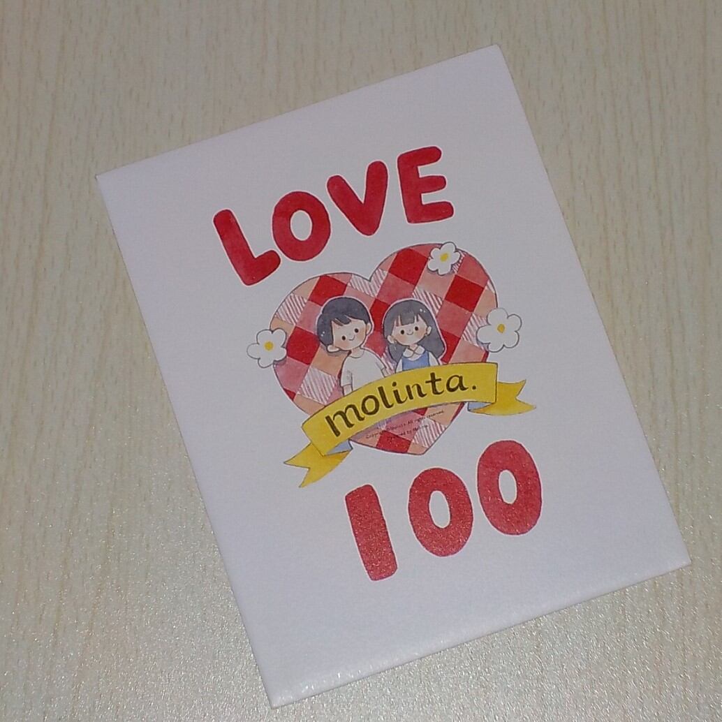 女の子系シール 海外 恋愛一百分 LOVE100m molinta. 卓大王 モリンタの