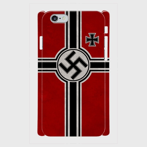 ドイツ国防海軍軍艦旗（汚し塗装）iPhoneケース