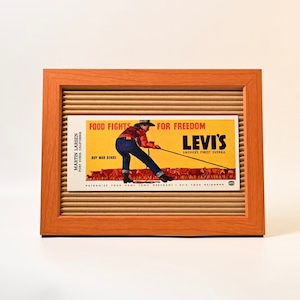40's WWⅡ Levi's Advertising Ink Blotter 12