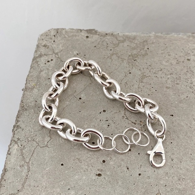 S925 thick chain bracelet  (B108)