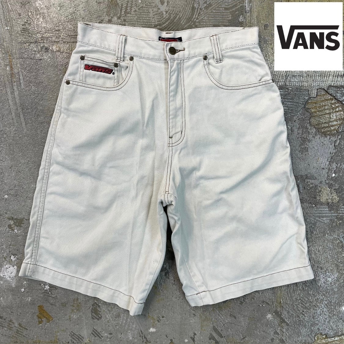 90s old Vans USA バギー ハーフパンツ ショートパンツ ショーツ 90s VANS バンズ ヴィンテージ デニムショーツ ハーフパンツ バギー