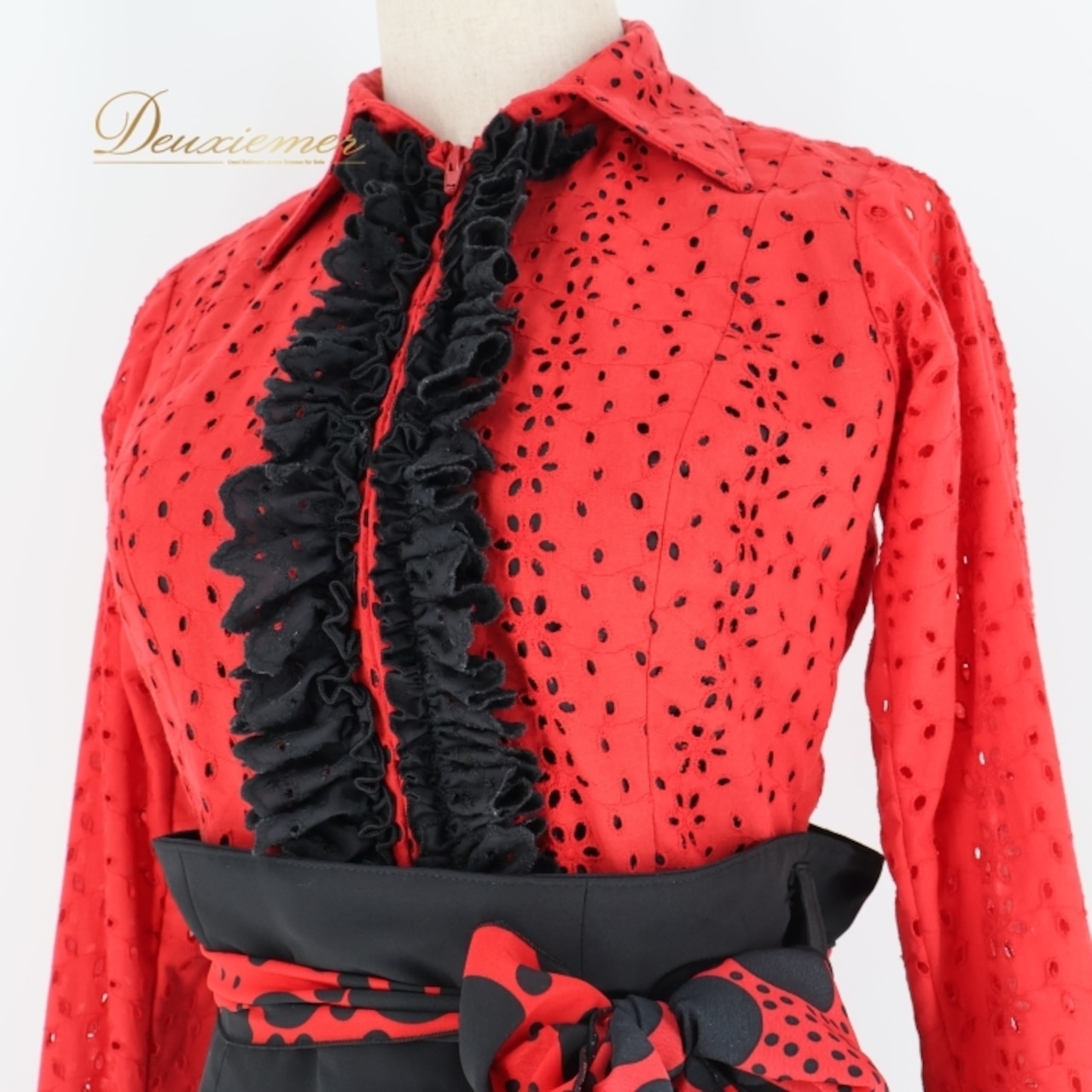 フラメンコ 衣装 マンサニージャ Manzanilla トップス ブラウス ファルダ スカート ツーピース セットアップ 赤 黒 ボランテ フリル レース ダンス パーティ 発表会 ブラック系 レッド系 フラメンコドレス セットアップ衣装 パーティ 衣装セット 大人用 レディース 踊り用 衣装 フリルブラウス ダンス衣装 おしゃれ 可愛い レディース衣装 発表会衣装