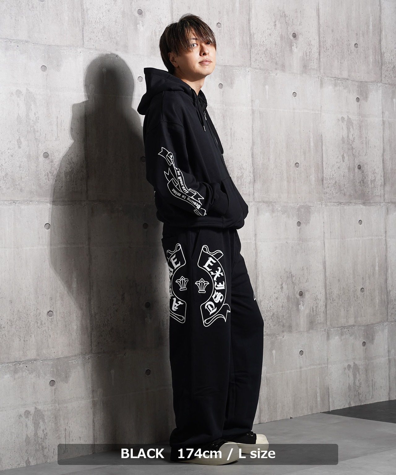 ◆CVC裏毛 袖ロゴ ZIPパーカー◆sb-g9461552n