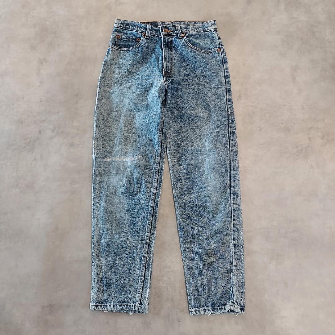 リーバイス550 Levis W32 青 古着 80s USA製 21124 リーバイス550 Levis W32 青 古着 80s USA製 21124 | fuufu