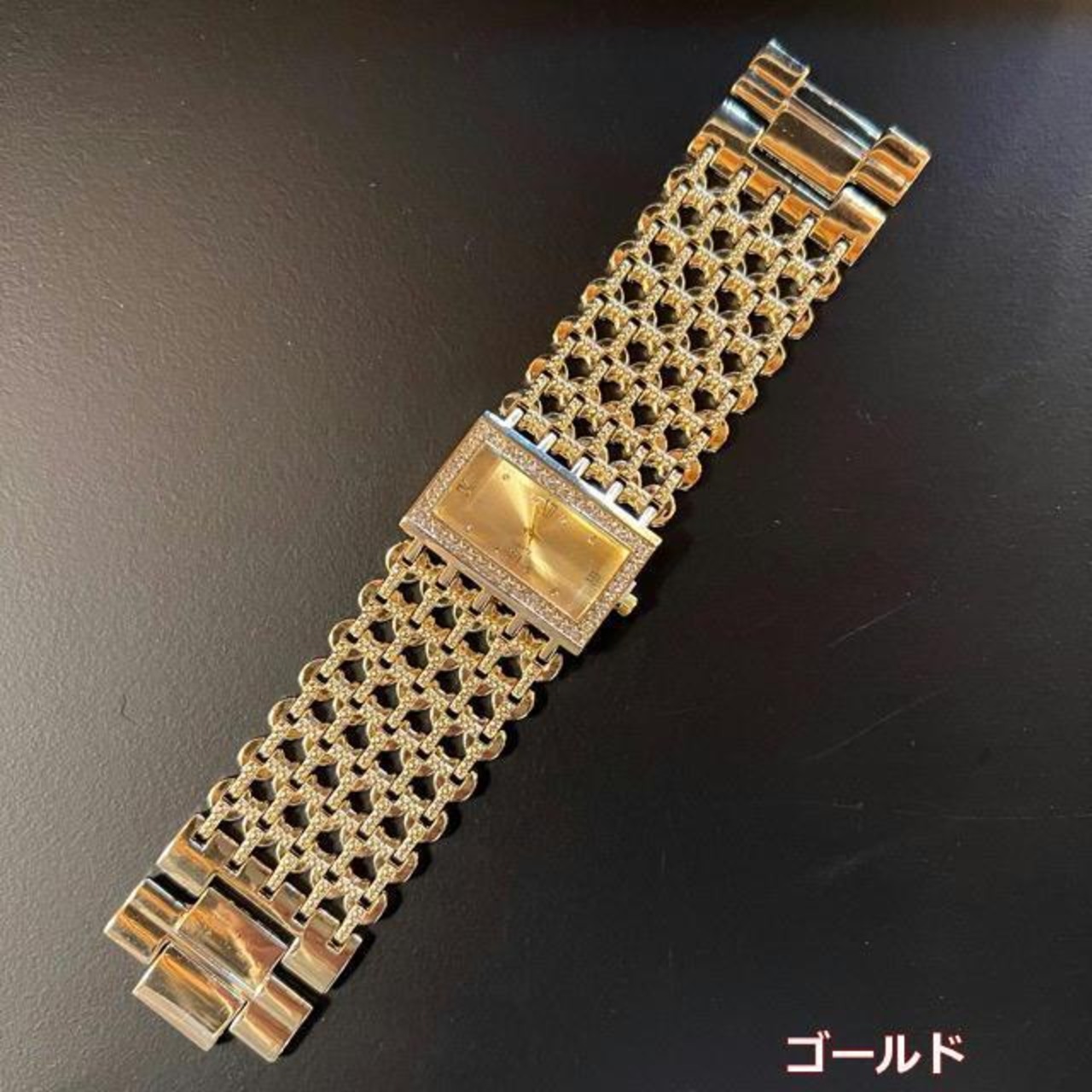 TOPANGA Accessory　ドレスアップメッシュウォッチ　全2色　ゴールド　ピンク